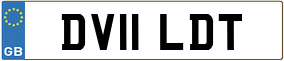 Truck License Plate